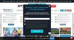 Desktop Screenshot of mecze24.pl