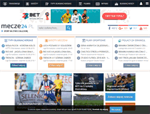 Tablet Screenshot of mecze24.pl